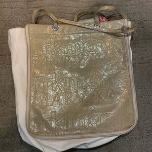 Shimmering Cream gold Mary Kay Tote Bag vintage